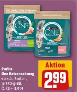 REWE Purina One Katzennahrung Angebot