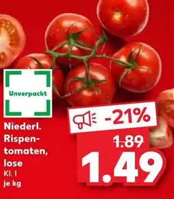 Kaufland Niederl. Rispen- tomaten, lose Angebot