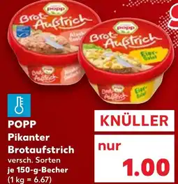 Kaufland POPP Pikanter Brotaufstrich Angebot