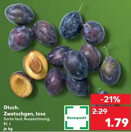 Kaufland Dtsch. Zwetschgen, lose Angebot