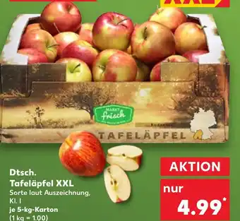 Kaufland Dtsch. Tafeläpfel XXL Angebot