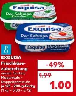 Kaufland EXQUISA Frischkäse- zubereitung Angebot