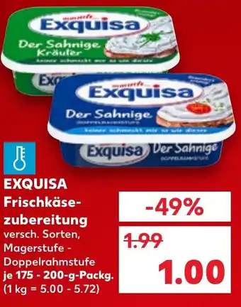 Kaufland EXQUISA Frischkäse- zubereitung Angebot