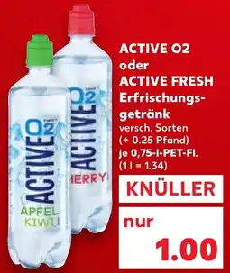 Kaufland ACTIVE 02 oder ACTIVE FRESH Erfrischungs- getränk Angebot