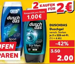 Kaufland DUSCHDAS Duschgel Angebot