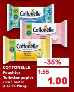Kaufland COTTONELLE Feuchtes Toilettenpapier Angebot