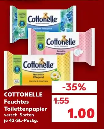 Kaufland COTTONELLE Feuchtes Toilettenpapier Angebot