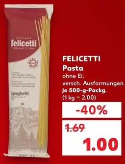 Kaufland FELICETTI Pasta Angebot