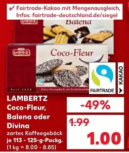 Kaufland LAMBERTZ Coco-Fleur, Balena oder Divina Angebot