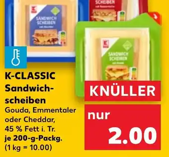 Kaufland K-CLASSIC Sandwich- scheiben Angebot