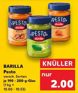 Kaufland BARILLA Pesto Angebot