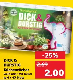 Kaufland DICK & DURSTIG Küchentücher Angebot
