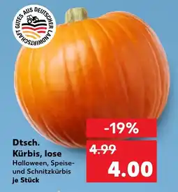 Kaufland Dtsch. Kürbis, lose Angebot