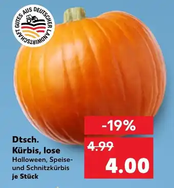 Kaufland Dtsch. Kürbis, lose Angebot