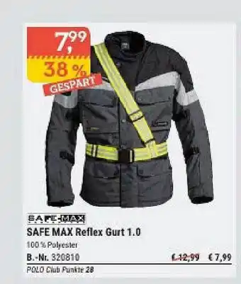 Polo Safe Max Reflex Gurt 1.0 Angebot