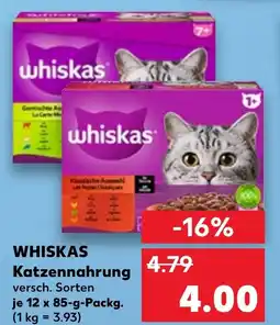 Kaufland WHISKAS Katzennahrung Angebot