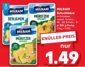 Kaufland MILRAM Schnittkäse Angebot