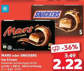 Kaufland MARS oder SNICKERS Ice Cream Angebot