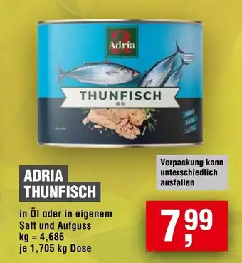 Handelshof ADRIA THUNFISCH Angebot