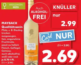 Kaufland MAYBACH Qualitätswein Angebot