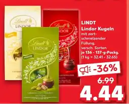 Kaufland LINDT Lindor Kugeln Angebot