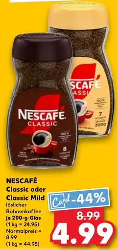 Kaufland NESCAFÉ Classic oder Classic Mild Angebot