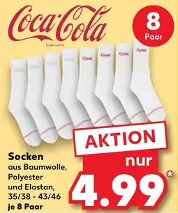 Kaufland Coca-Cola Socken Angebot