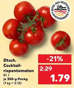 Kaufland Dtsch. Cocktail- rispentomaten Angebot