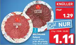 Kaufland WILTMANN Salami Angebot