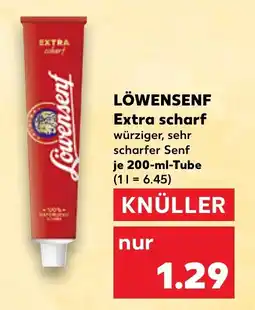Kaufland LÖWENSENF Extra scharf Angebot