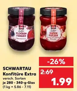Kaufland SCHWARTAU Konfitüre Extra Angebot