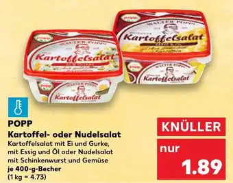 Kaufland POPP Kartoffel- oder Nudelsalat Angebot
