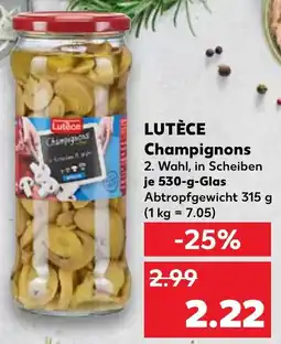 Kaufland LUTÈCE Champignons Angebot