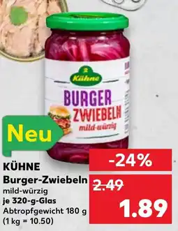 Kaufland KÜHNE Burger-Zwiebeln Angebot