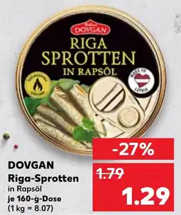 Kaufland DOVGAN Riga-Sprotten Angebot