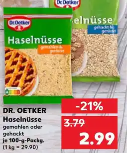 Kaufland DR. OETKER Haselnüsse Angebot