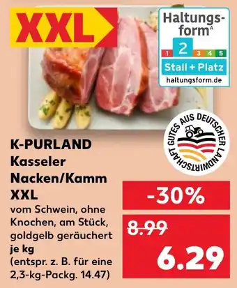 Kaufland K-PURLAND Kasseler Nacken/Kamm XXL Angebot