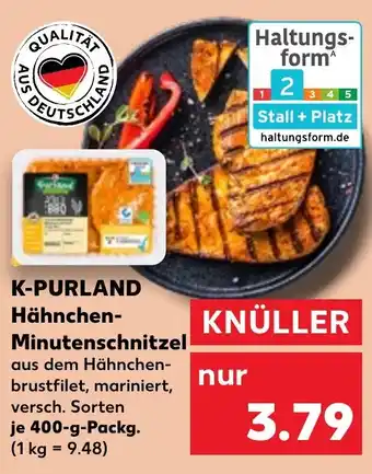 Kaufland K-PURLAND Hähnchen- Minutenschnitzel Angebot