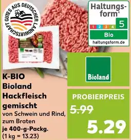Kaufland K-BIO Hackfleisch gemischt Angebot