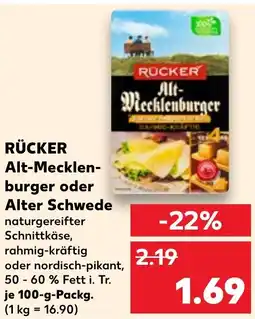 Kaufland RÜCKER Alt-Mecklen- burger oder Alter Schwede Angebot