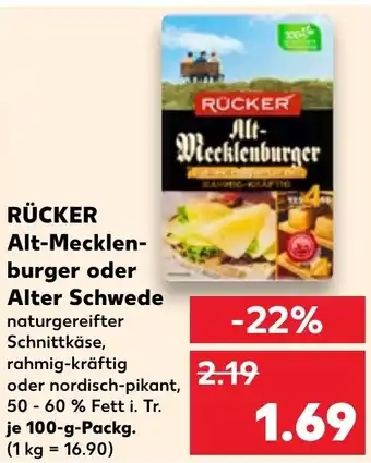 Kaufland RÜCKER Alt-Mecklen- burger oder Alter Schwede Angebot