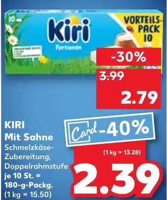 Kaufland KIRI Mit Sahne Angebot