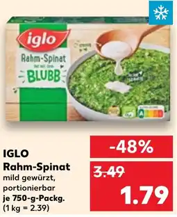 Kaufland IGLO Rahm-Spinat Angebot