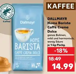 Kaufland DALLMAYR Home Barista Caffè Crema Dolce Angebot