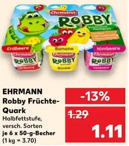 Kaufland EHRMANN Robby Früchte- Quark Angebot