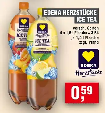 Handelshof EDEKA HERZSTÜCKE ICE TEA Angebot