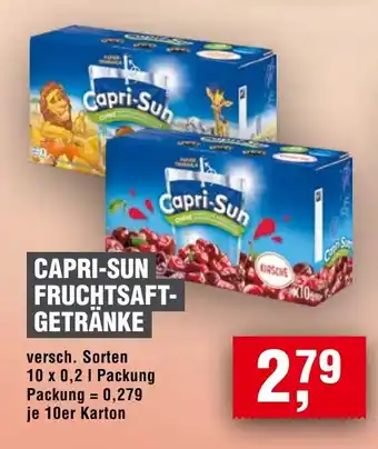Handelshof CAPRI-SUN FRUCHTSAFT- GETRÄNKE Angebot