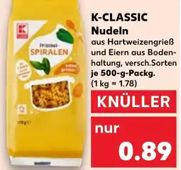 Kaufland K-CLASSIC Nudeln Angebot
