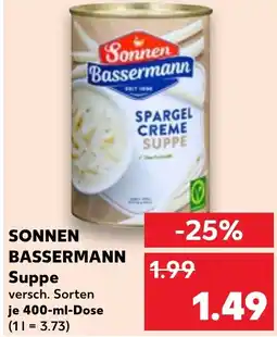 Kaufland SONNEN BASSERMANN Suppe Angebot