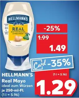 Kaufland HELLMANN'S Real Mayo Angebot